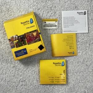 Rosetta Stone Italiano Language Learning Software Set (Levels 1-5) #TM225